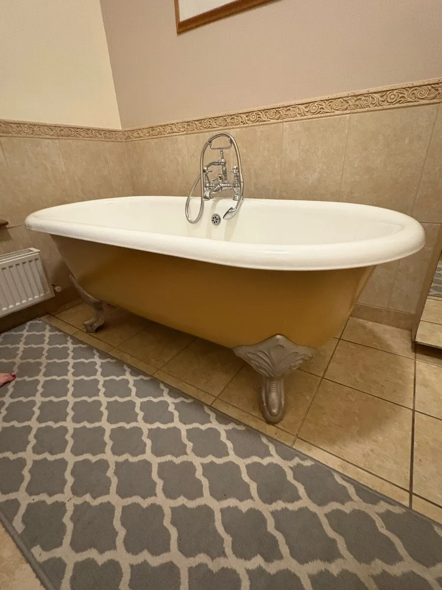 Cast iron bath - Image 1