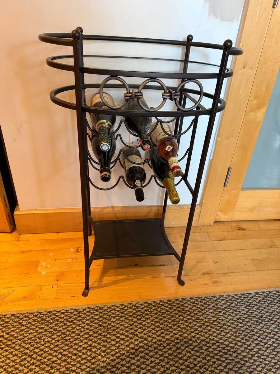 Side Table and Mirror - Image 2