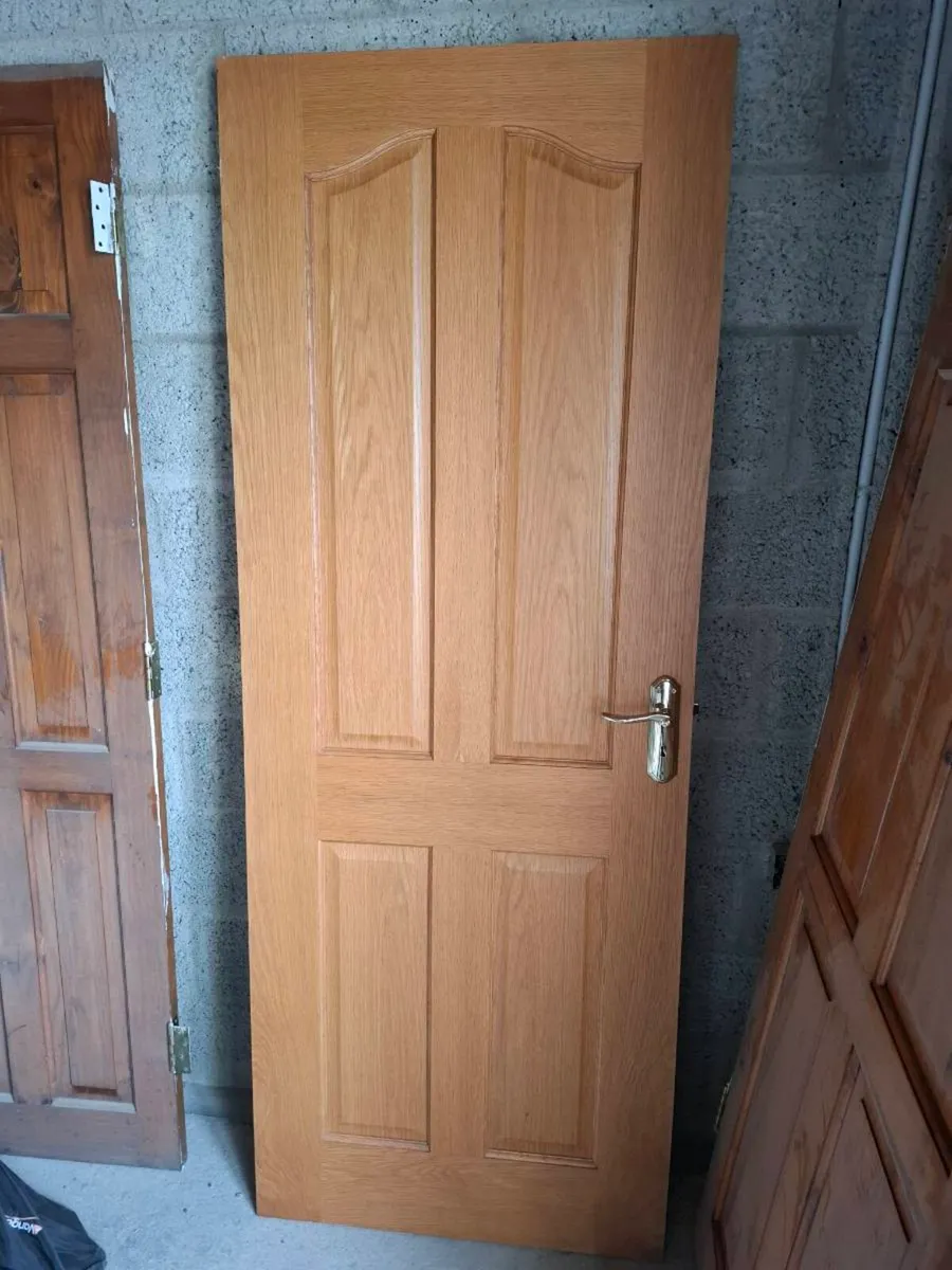 4 panel oak door 78"x 30"