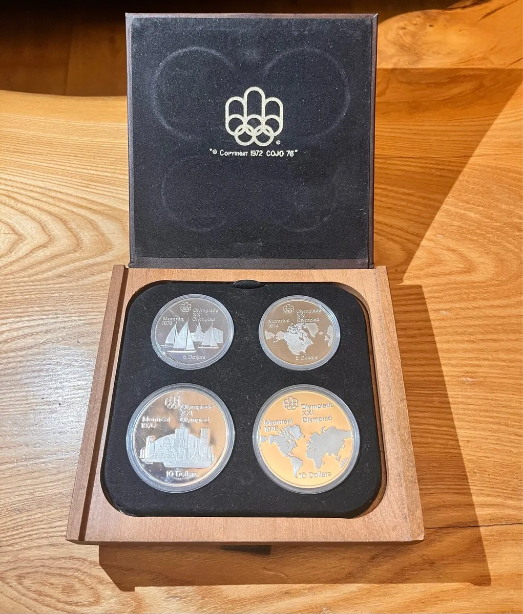1972 Canada Winter Olympics Silver Set - Image 1