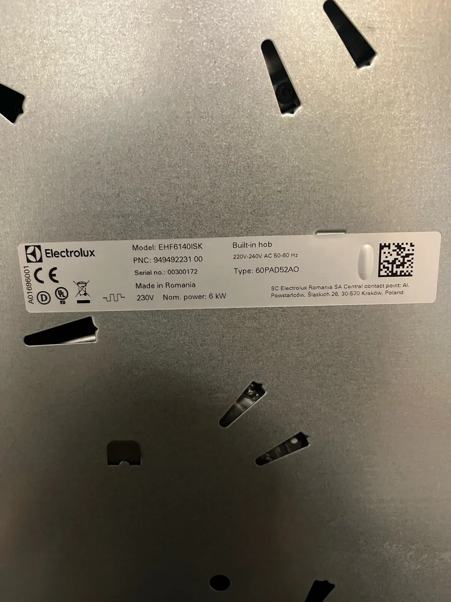 Electrolux 4 ring ceramic hob - Image 3