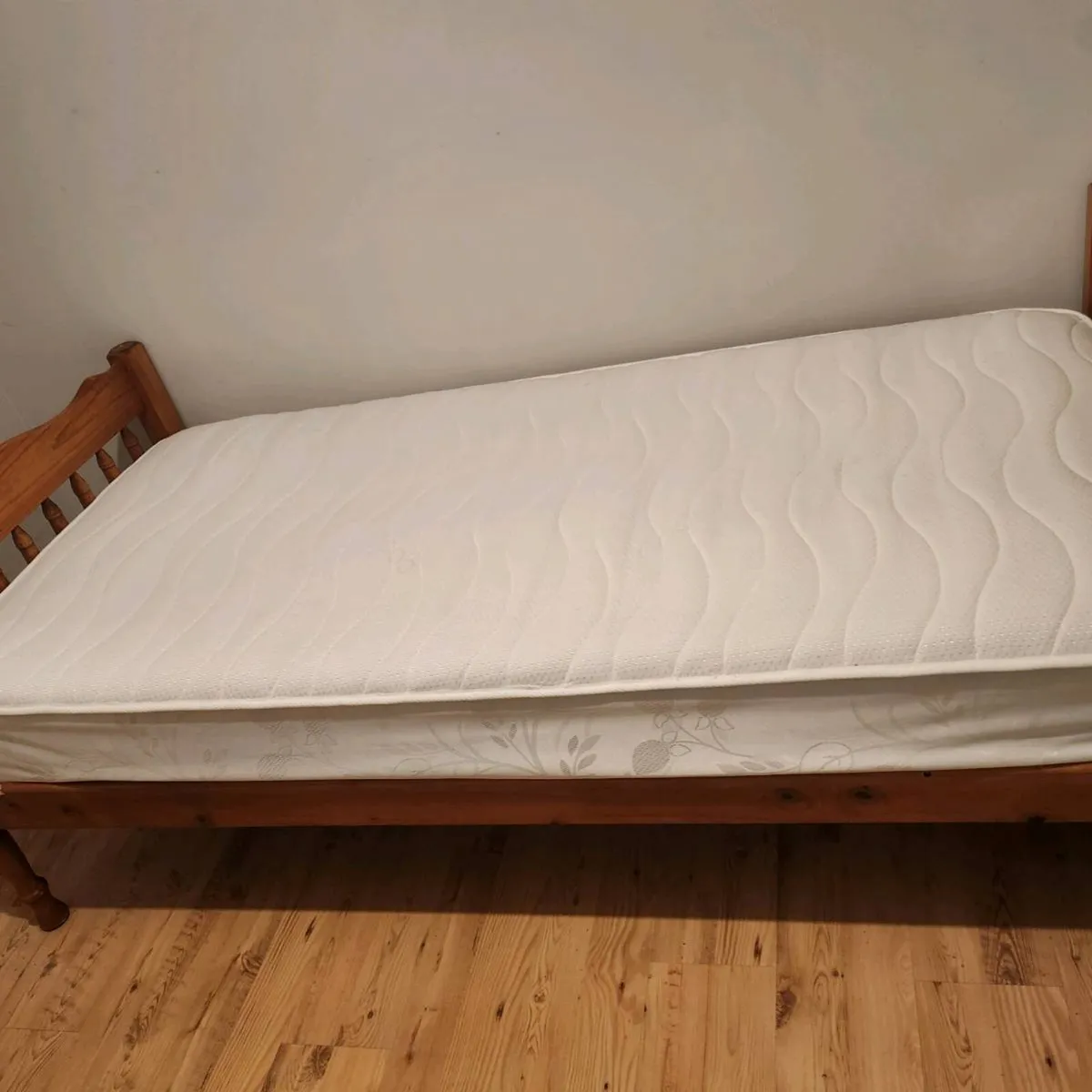 Single Bed and Mattress - Image 1