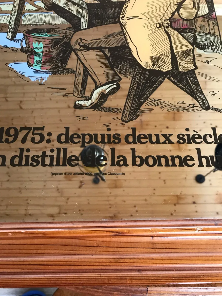 Vintage French Aperatif Claquesin Mirror - Image 4