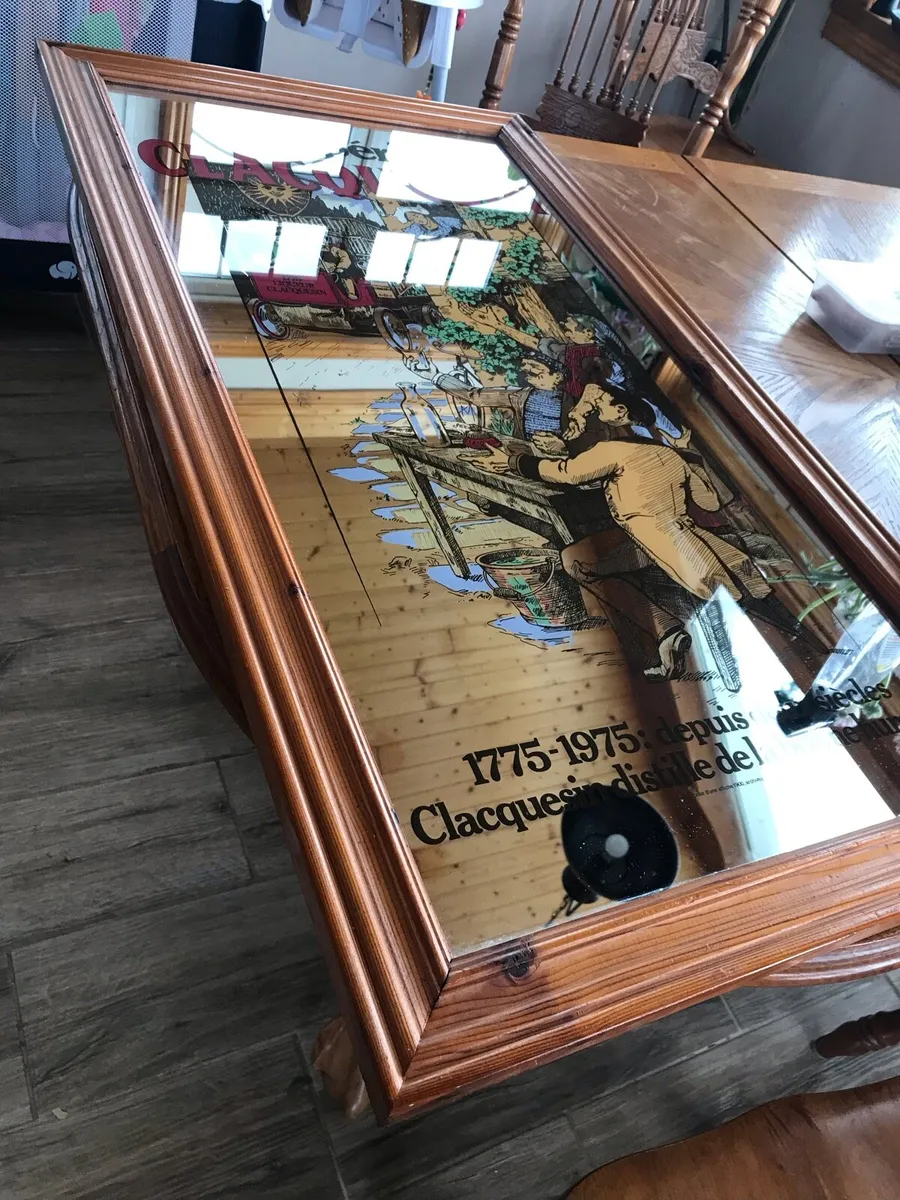 Vintage French Aperatif Claquesin Mirror - Image 2