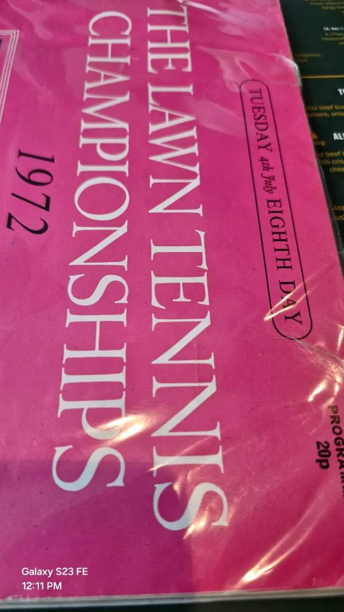 Wimbledon - Lawn Tennis Championships Programme - - Image 3