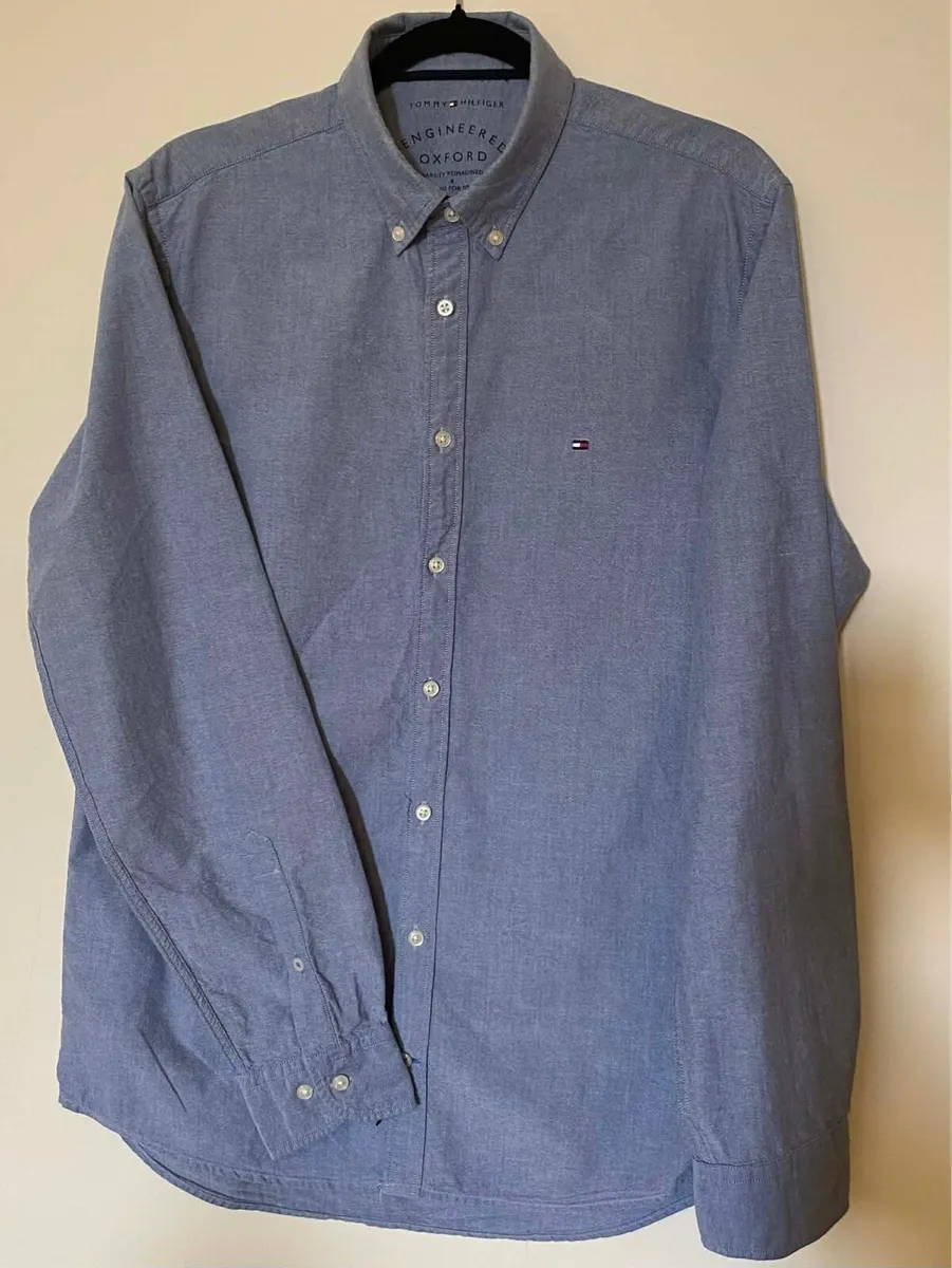 Tommy Hilfiger long sleeve cotton shirt size lge - Image 1