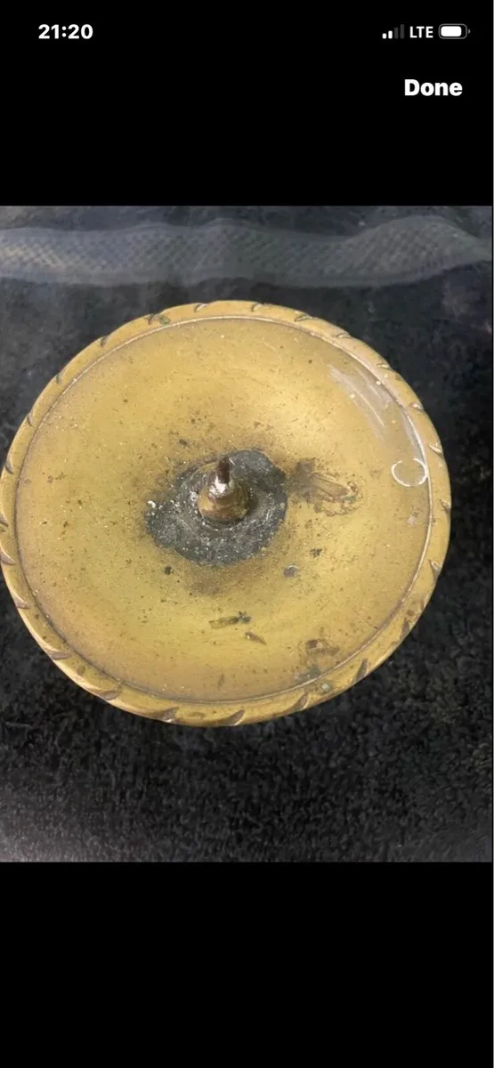 Brass candle stick holder - Image 3