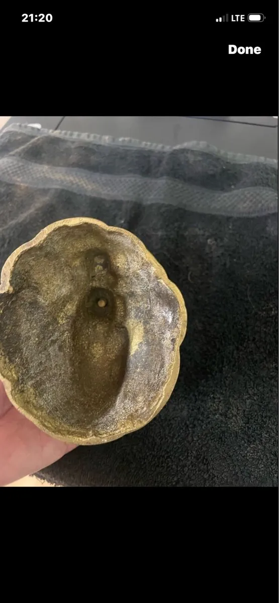 Brass candle stick holder - Image 4