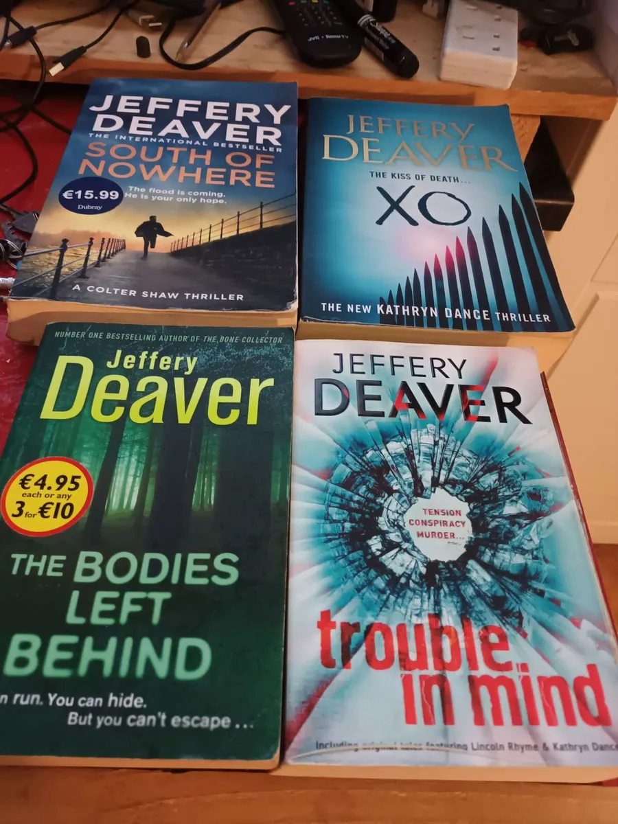 4 books by Jeffrey Deaver