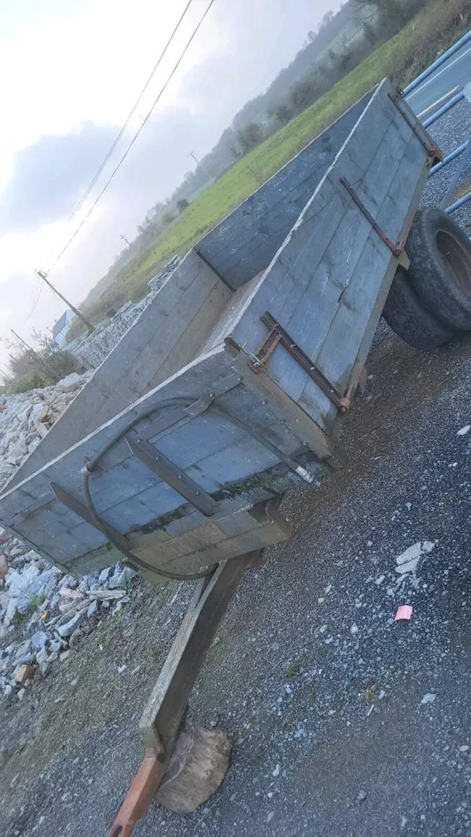 Ex40, 9x6 tipping trailer, ifor Williams sides - Image 2