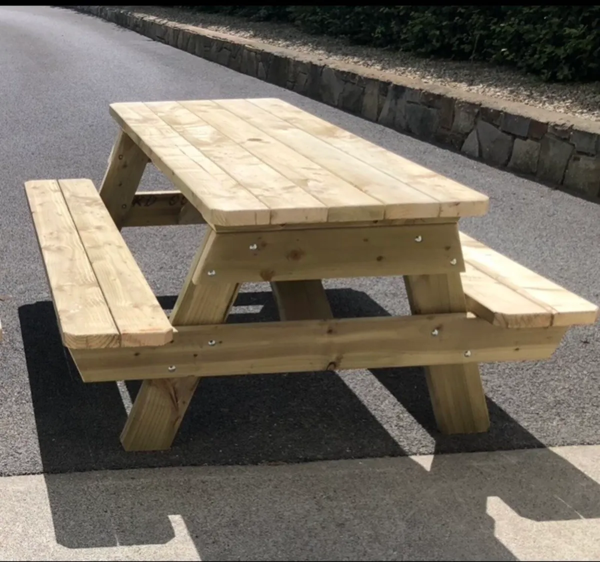 Heavy duty picnic benches - Image 1
