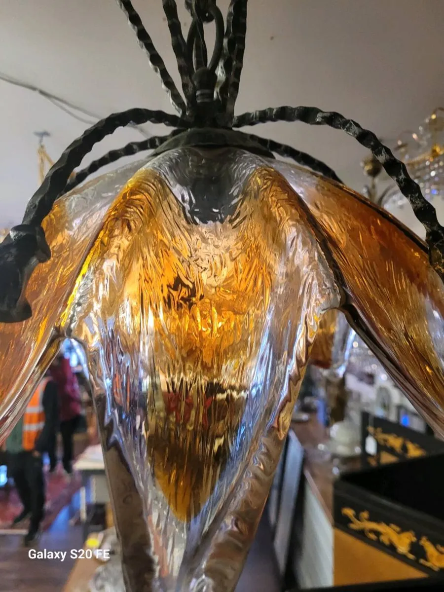 Murano glass ceiling lights from 1970 - Image 3