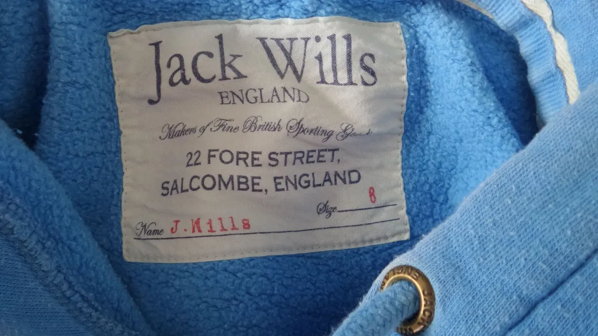Jack Wills Rowing hoodie Sz 8 - Image 2