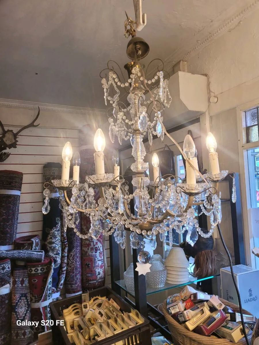 3 French crystal chandaliers 240 each - Image 2
