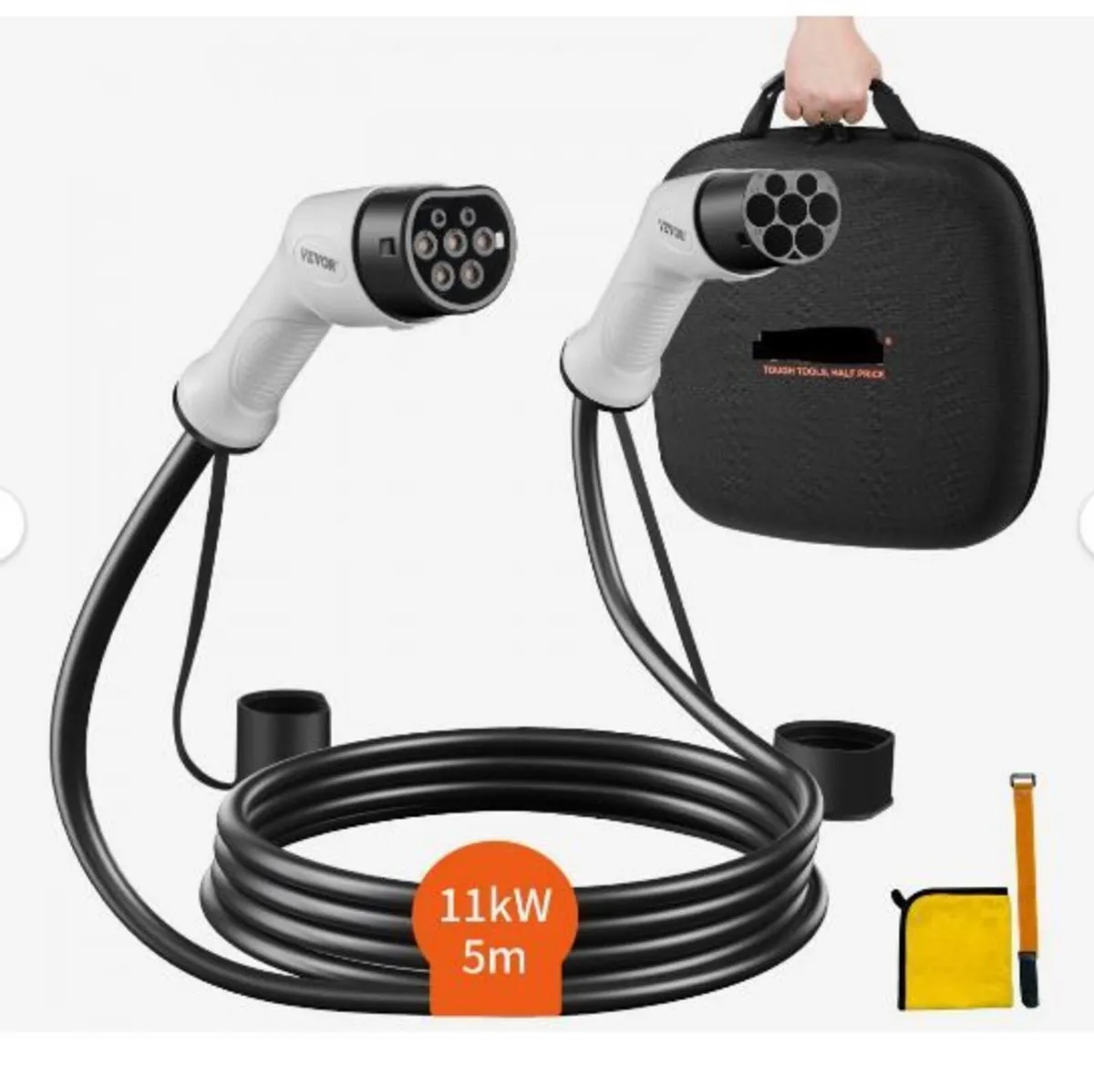 Type 2 to Type 2 EV Charging Cable, 16Amp - Image 1