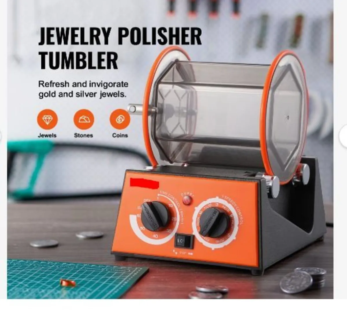 3kg Rotary Tumbler Surface Polisher Jewelry - Image 3