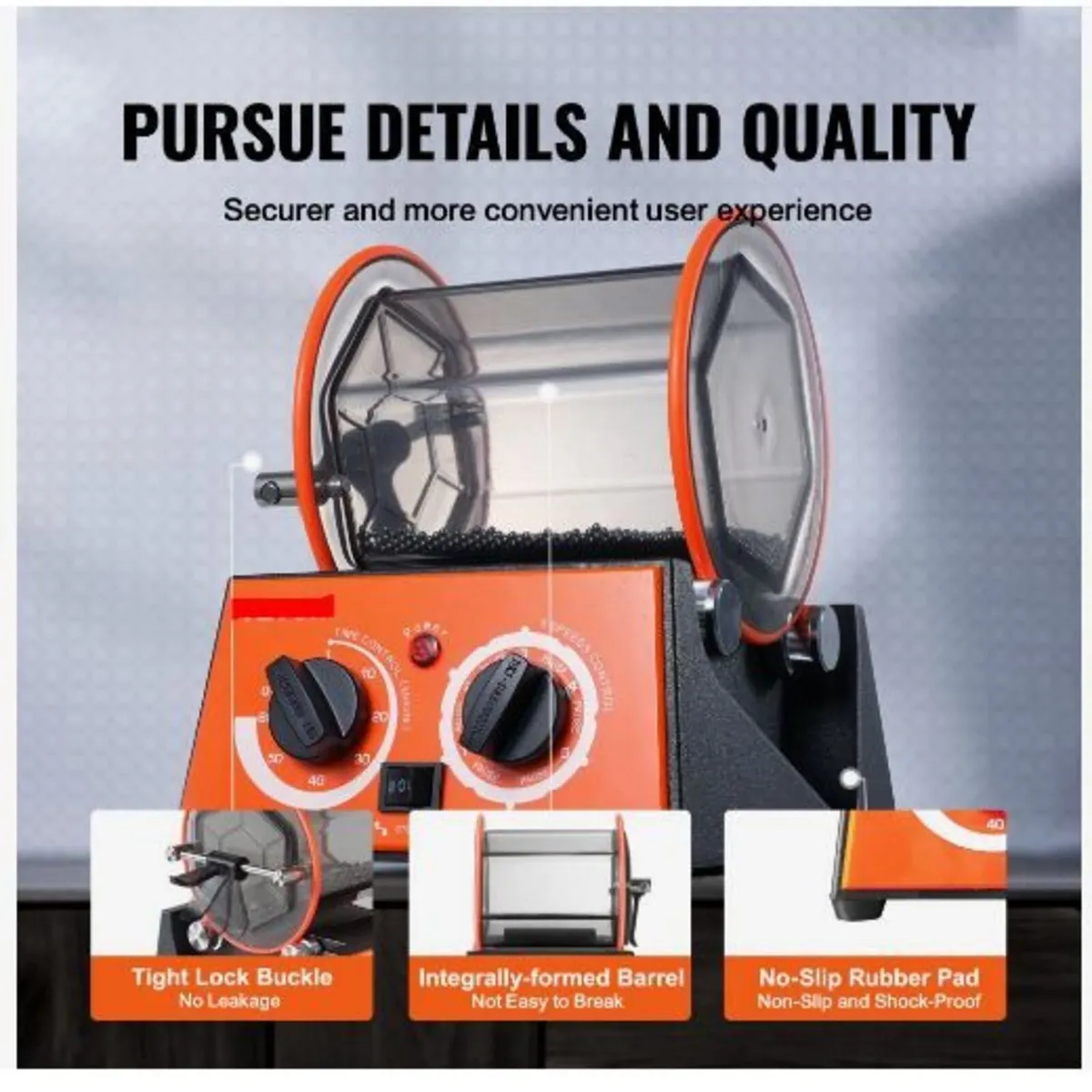 3kg Rotary Tumbler Surface Polisher Jewelry - Image 4