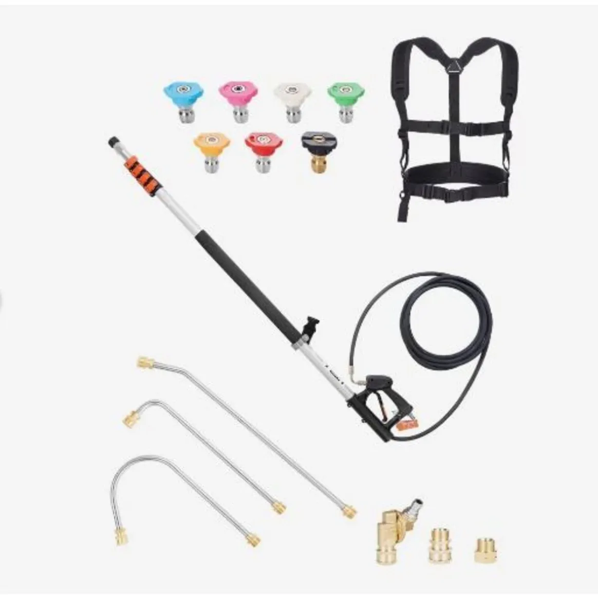 Pressure Washer Telescoping Wand, 24 ft - Image 1