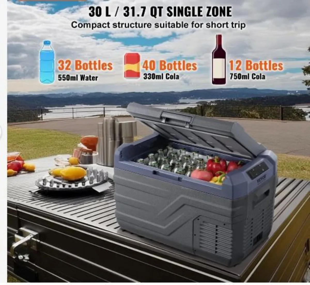 Car Refrigerator, 12 Volt Car Refrigerator Fridge - Image 4