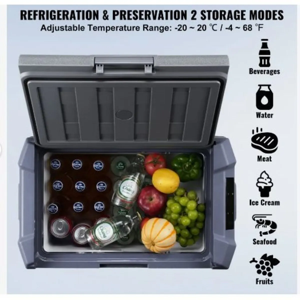 Car Refrigerator, 12 Volt Car Refrigerator Fridge - Image 2