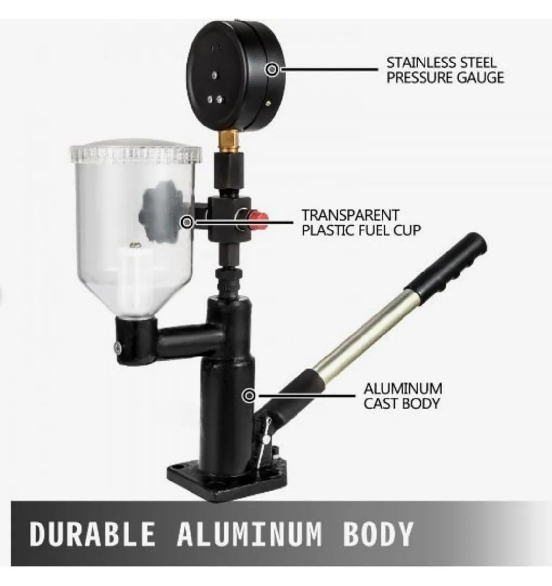 600 Bar Injector Tester 0.8L Fuel Pressure - Image 3