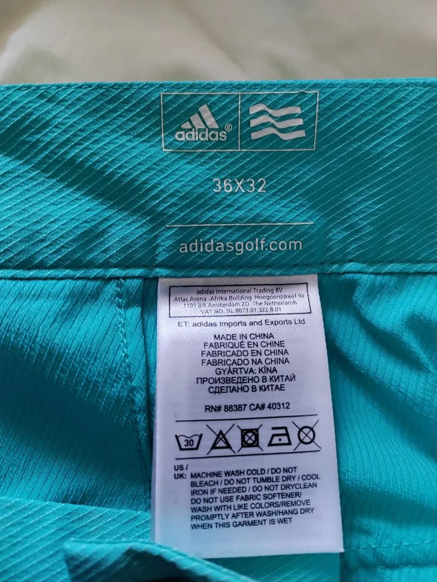 Adidas Golf Trousers 36W/30L - Image 3