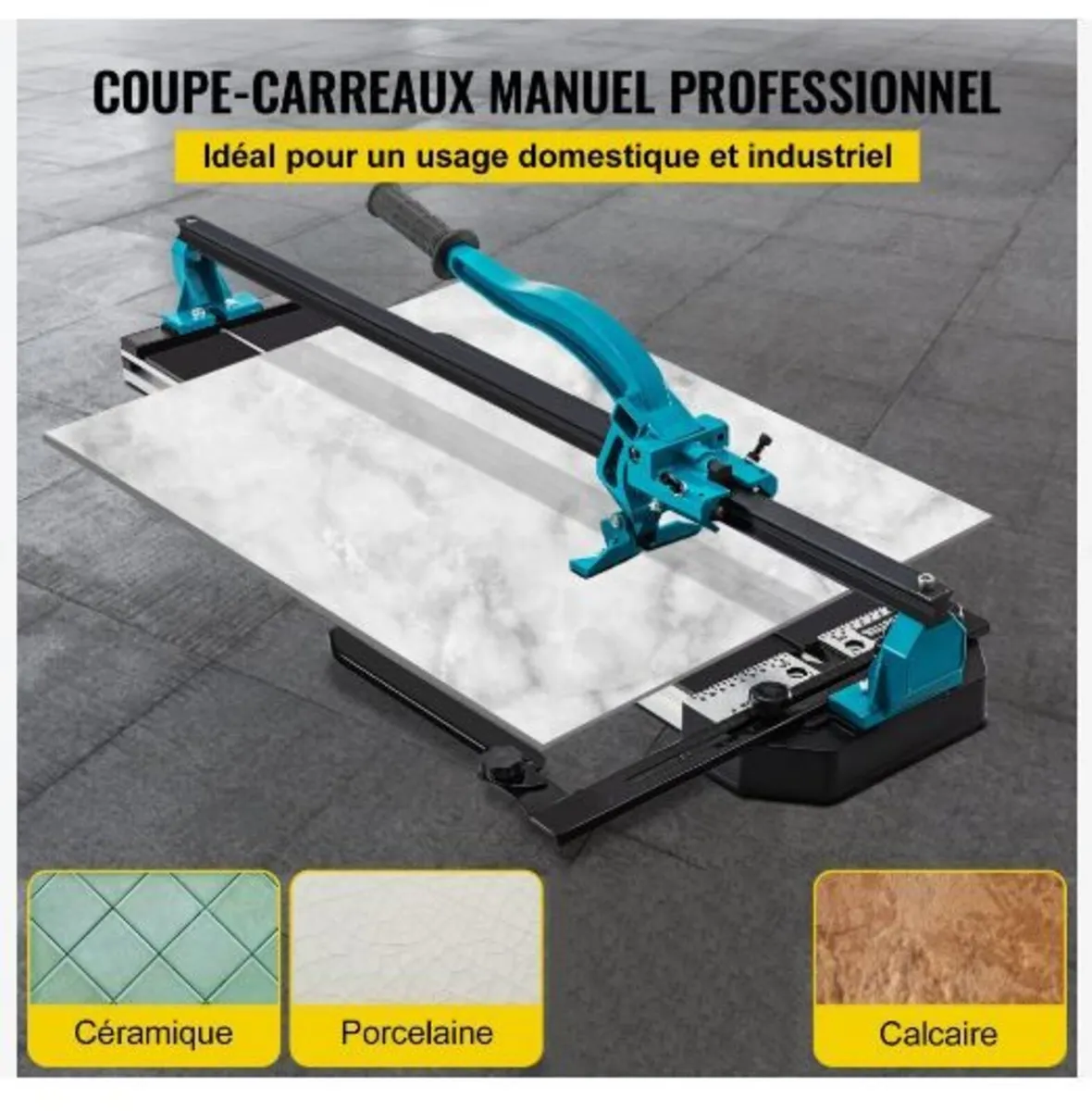 47 Inch Tile Cutter Single Rail Double Brackets - Image 3