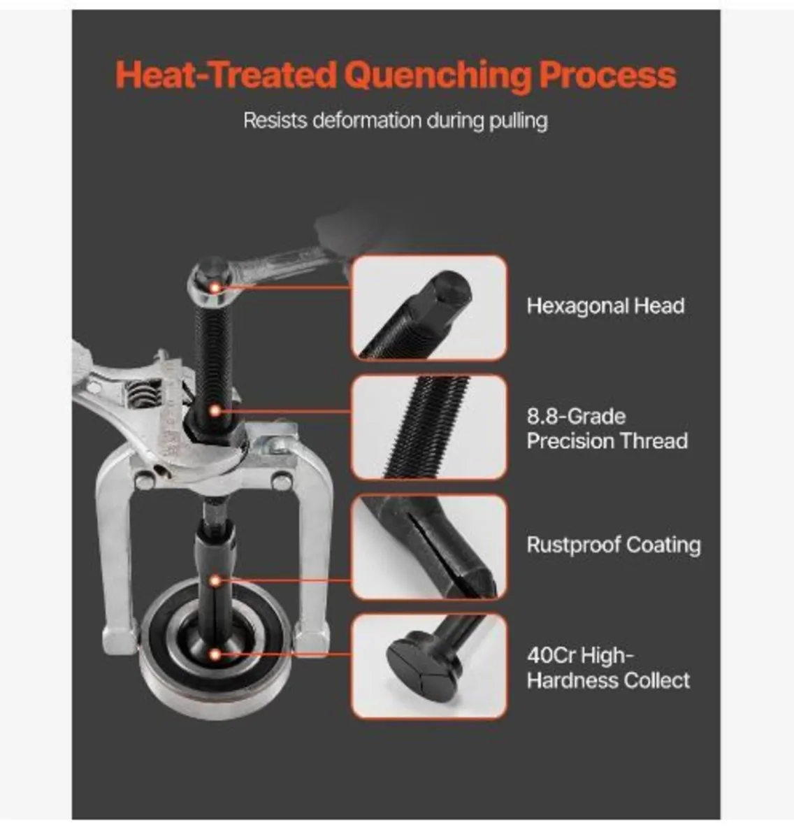 Blind Hole Bearing Puller Set, 16-in-1 Inner - Image 1