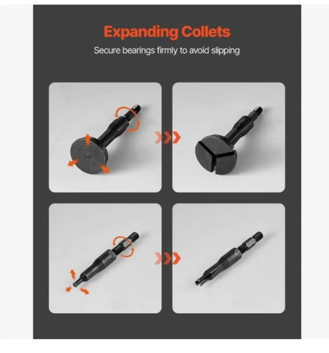 Blind Hole Bearing Puller Set, 16-in-1 Inner - Image 2