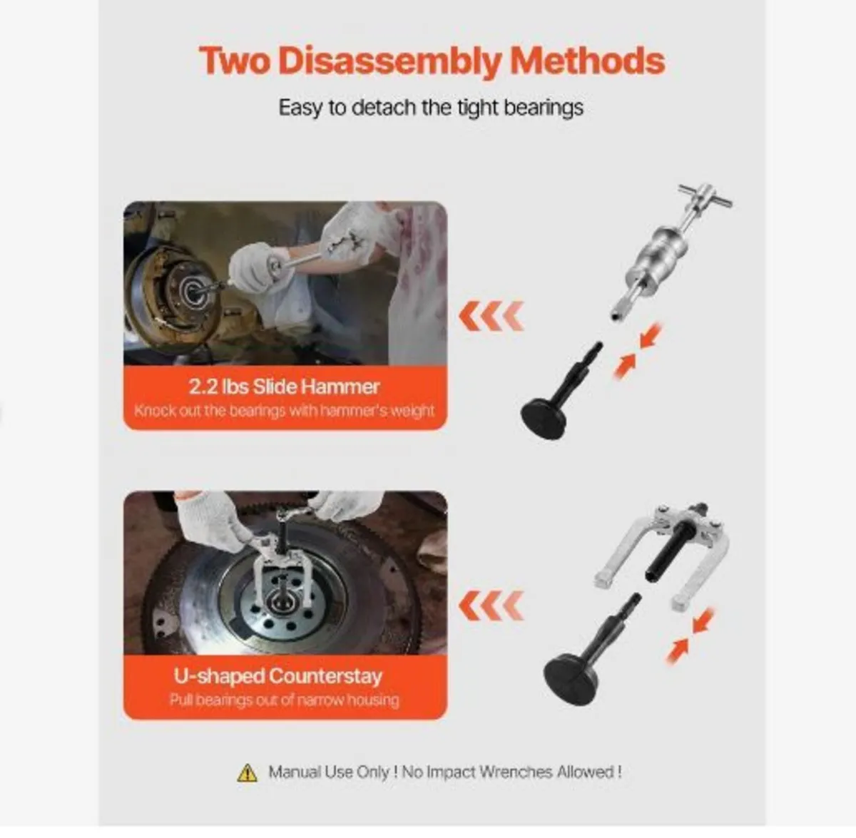 Blind Hole Bearing Puller Set, 16-in-1 Inner - Image 3