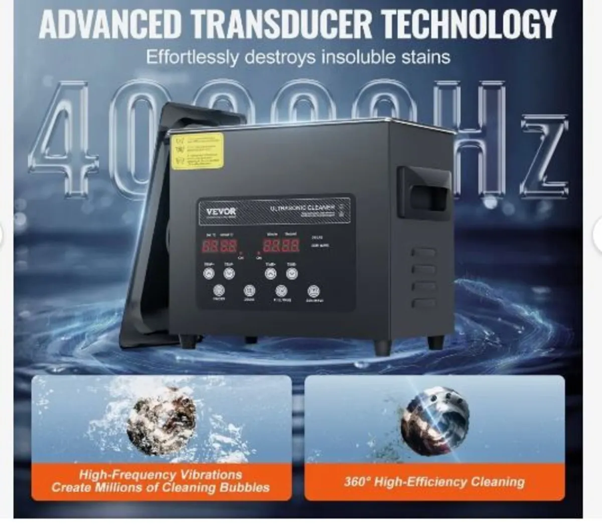 3L Ultra Sonic Cleaner, 120W Digital Ultrasonic - Image 2