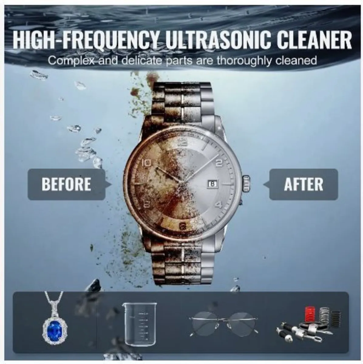3L Ultra Sonic Cleaner, 120W Digital Ultrasonic - Image 4
