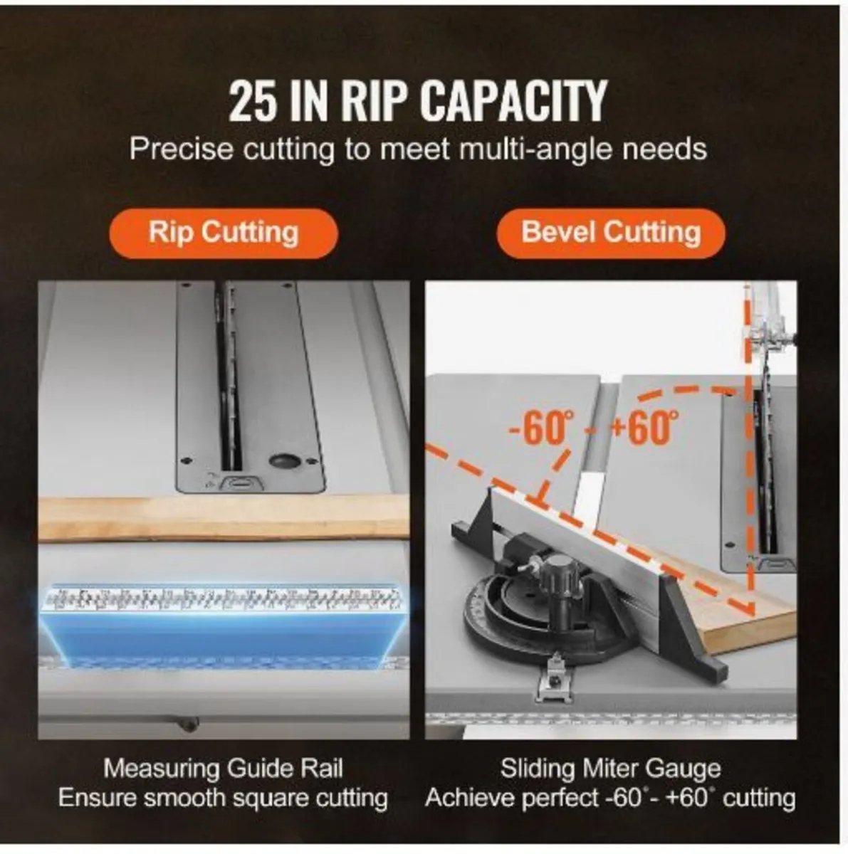 1800 W Table Saw Electric Cutting Machine, 625 mm - Image 2