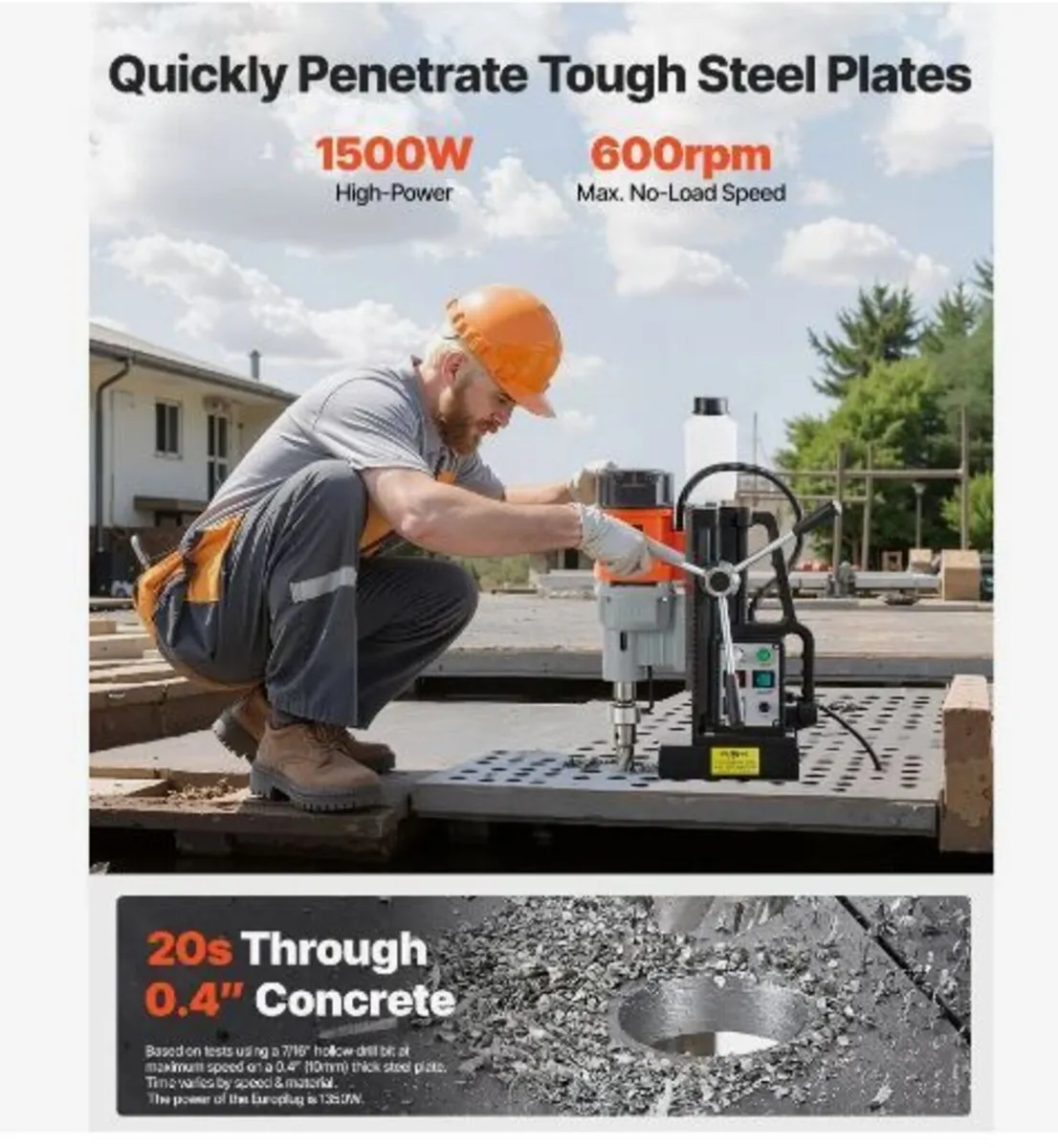 Magnetic Drill Press, 1500 W, 60 mm - Image 2