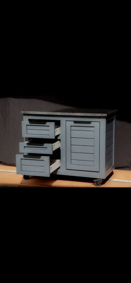 Kamado table. Out dor cabinet - Image 4