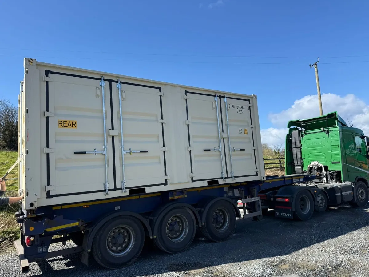 20ft Shipping Container With Side Doors One Trip - Image 1