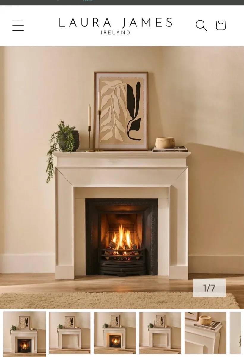 Fireplace surround  white - Laura James - Image 1