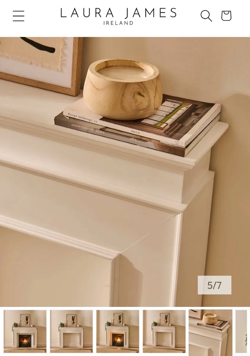 Fireplace surround  white - Laura James - Image 2
