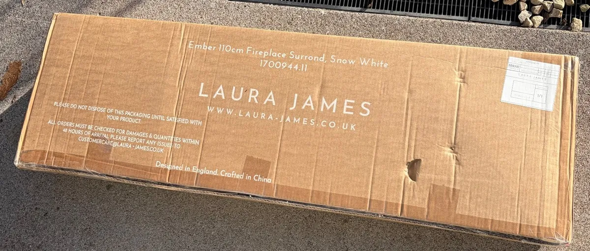 Fireplace surround  white - Laura James - Image 4