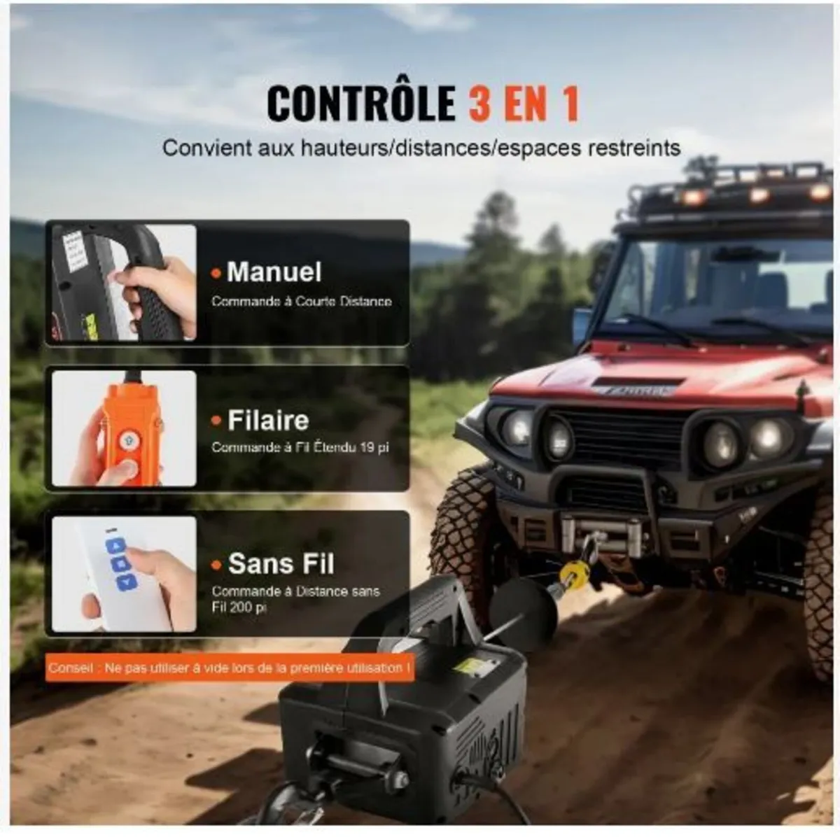 3-in-1 Portable Electric Hoist Winch - Image 2