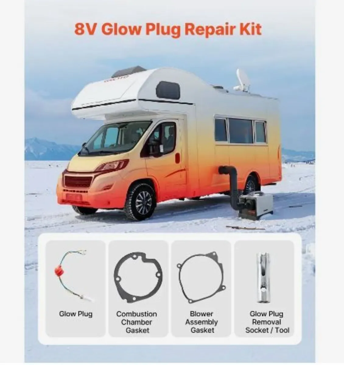 8V Glow Plug Repair Kit, Parking Diesel Heater - Image 3