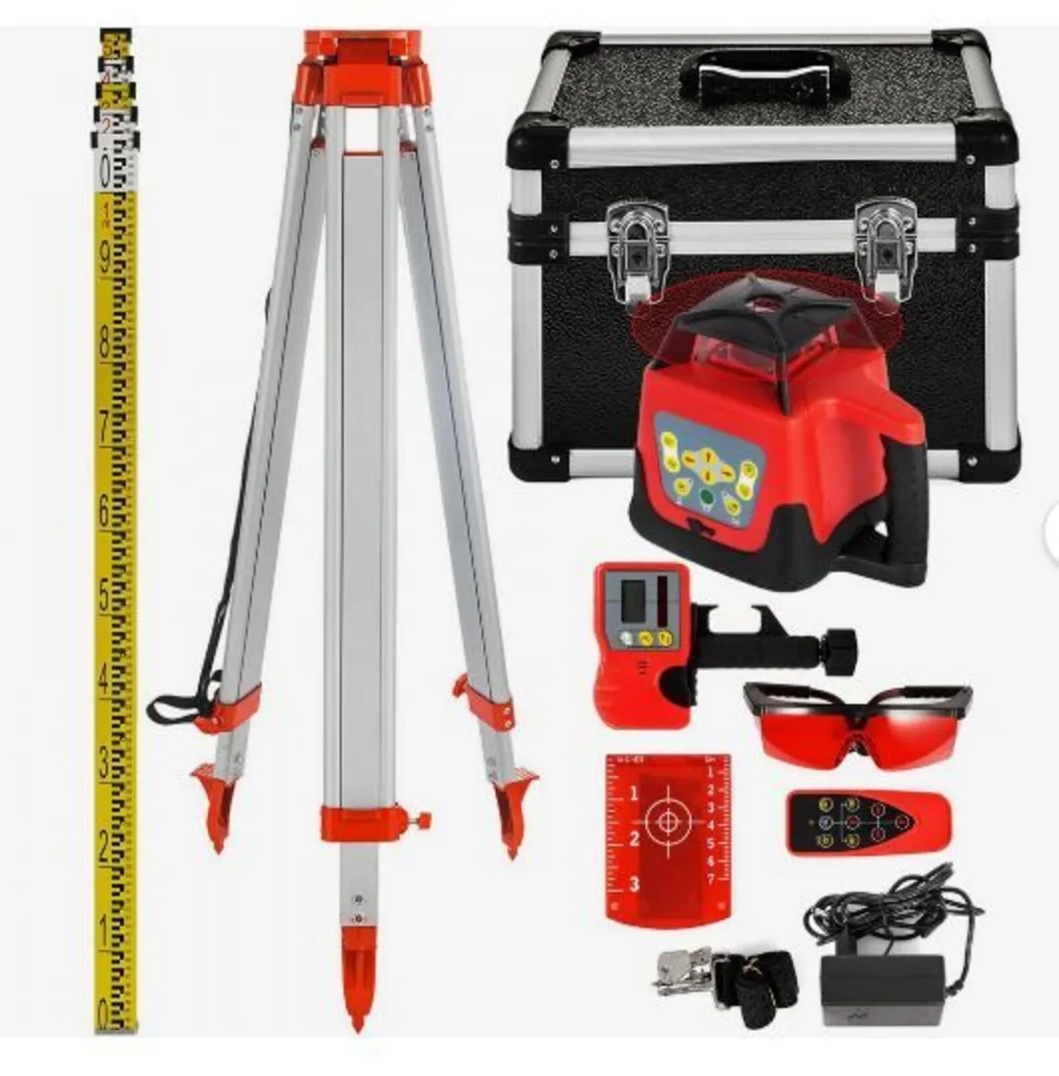 Red Rotary Laser Level Self Leveling Measuring - Image 1