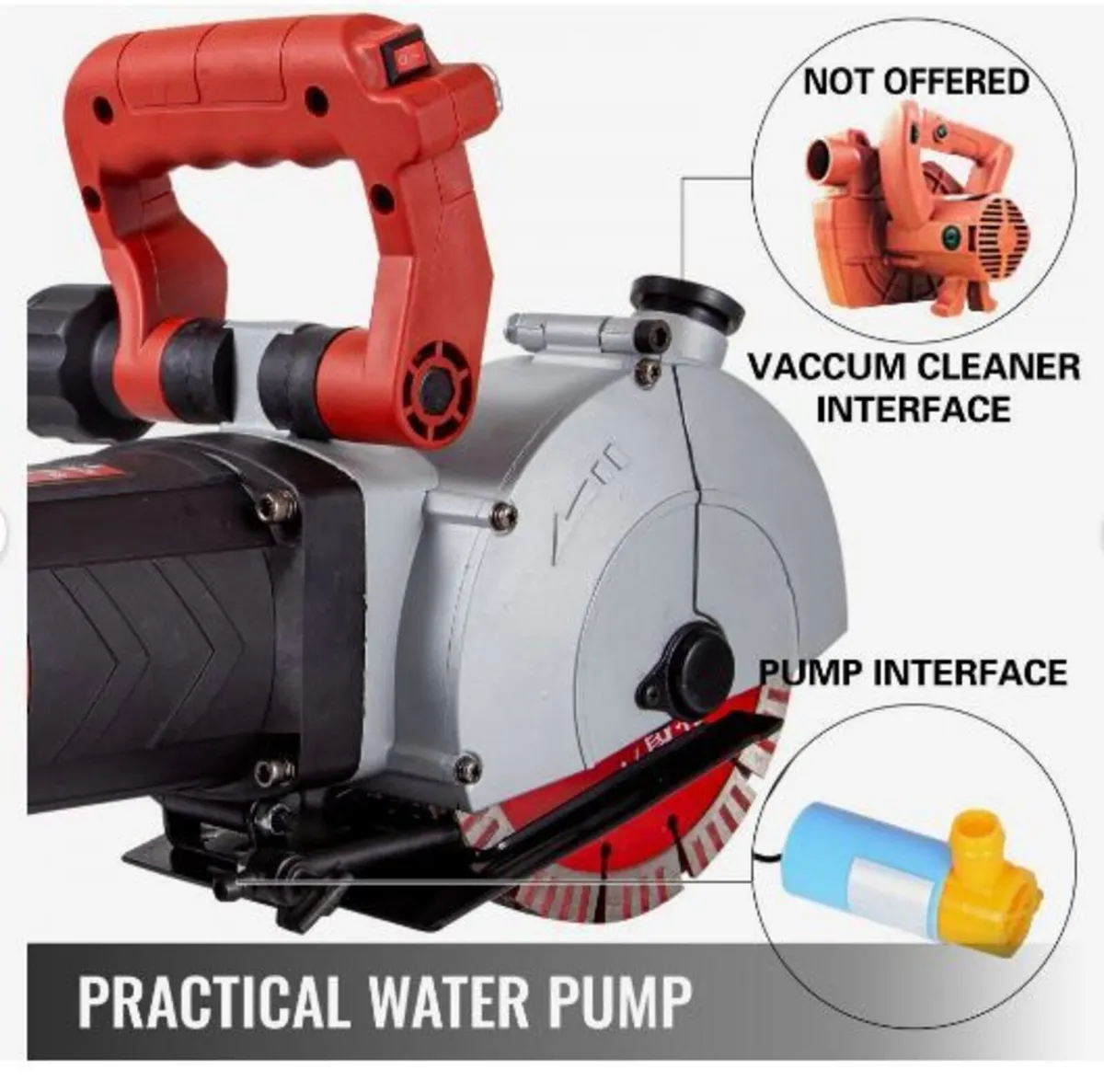 Wall Chaser, 34 mm Cutting Depth Wall Cutting - Image 4