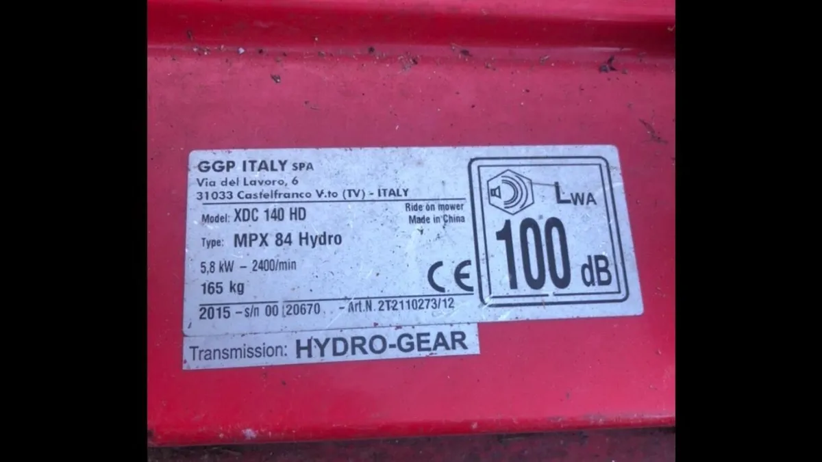 Castle Garden Ride on Lawnmower - Image 2