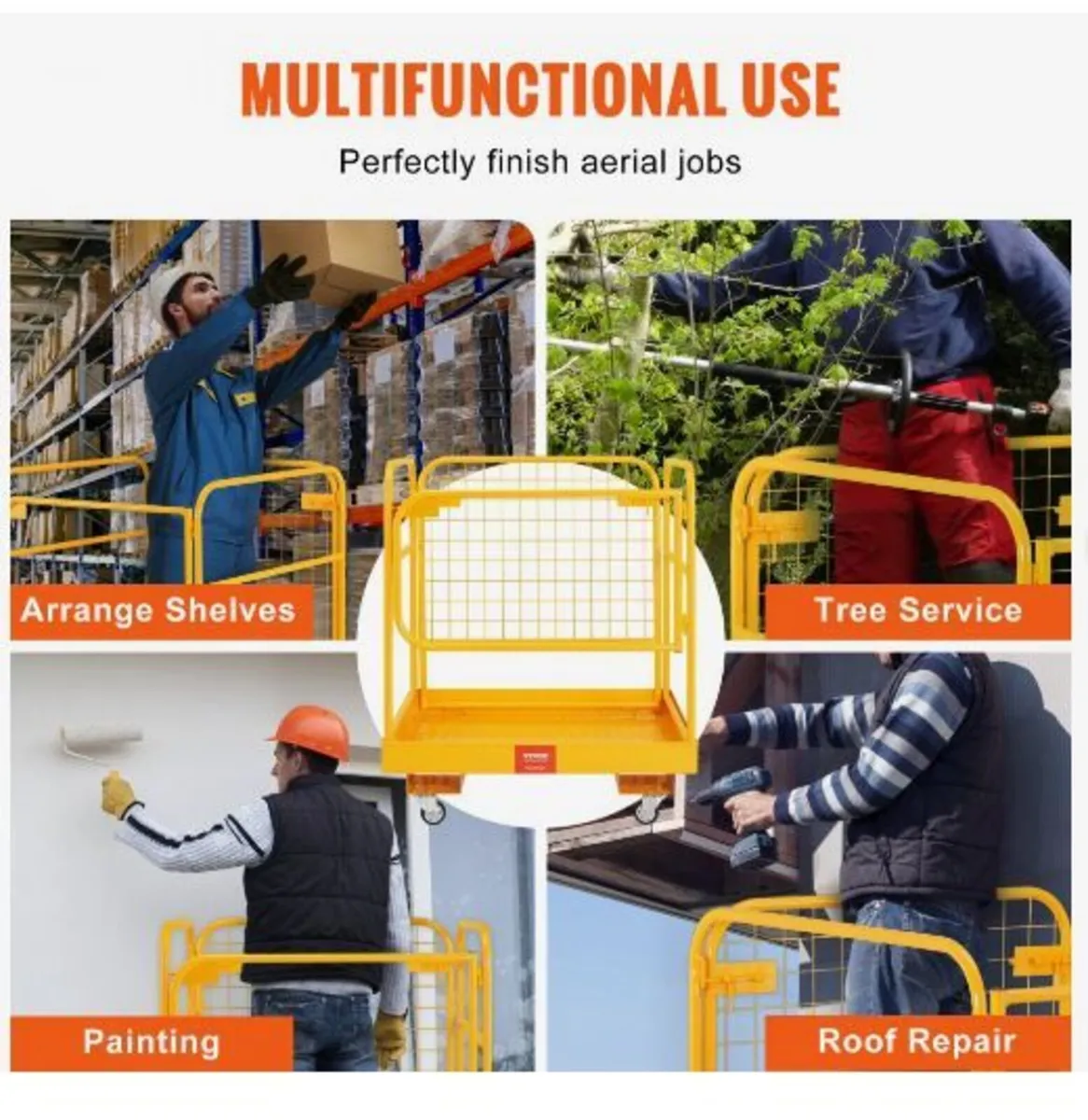 Forklift Safety Cage, 544.3 kg Load Capacity - Image 4