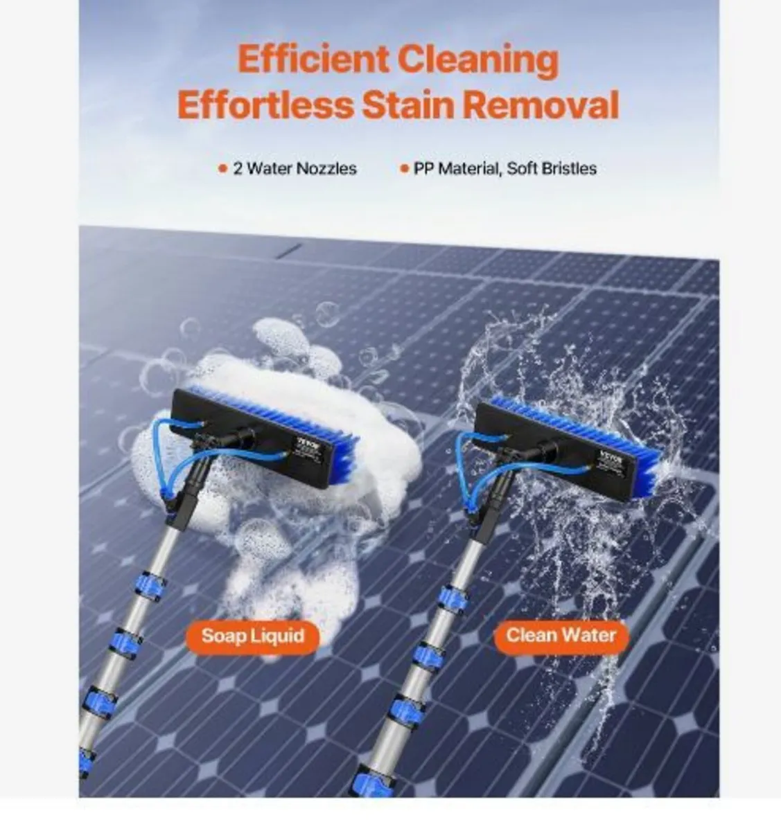 Water Fed Pole Kit, 7.3m Solar Panel Cleaning - Image 3