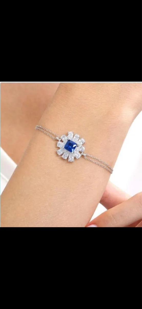 925 Silver Bracelet – New – Elegant - Image 1