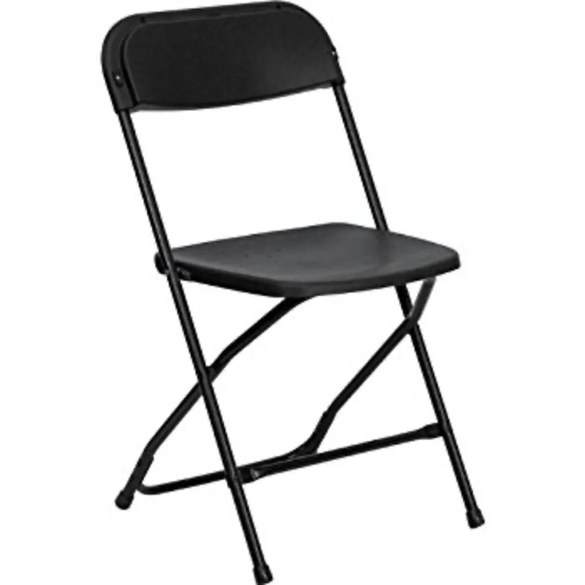 New Black Folding Stacking Chairs - Image 3
