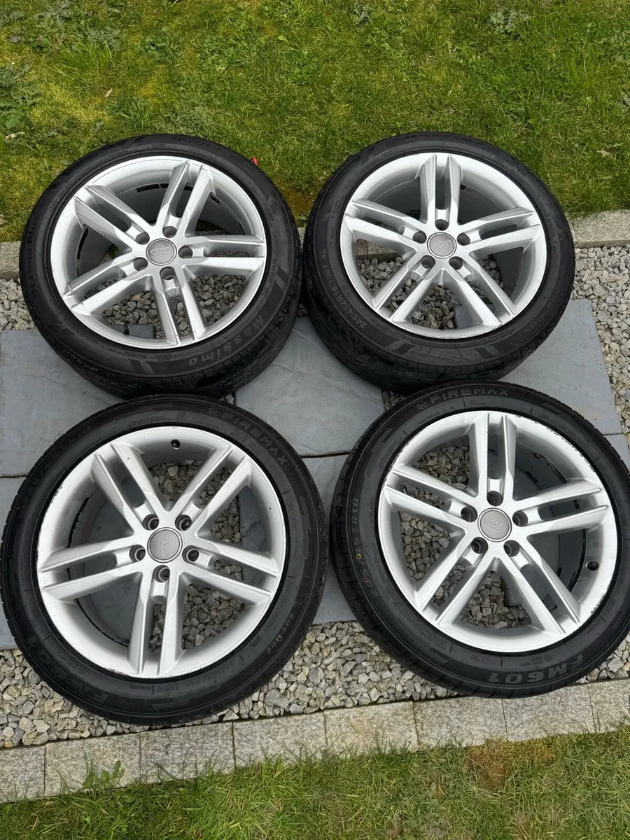 Genuine R18 Audi S-line Alloys & New tyres - Image 1