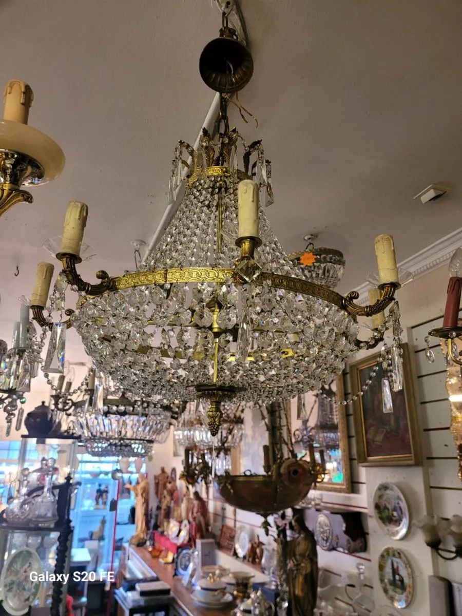 French crystal chandalier